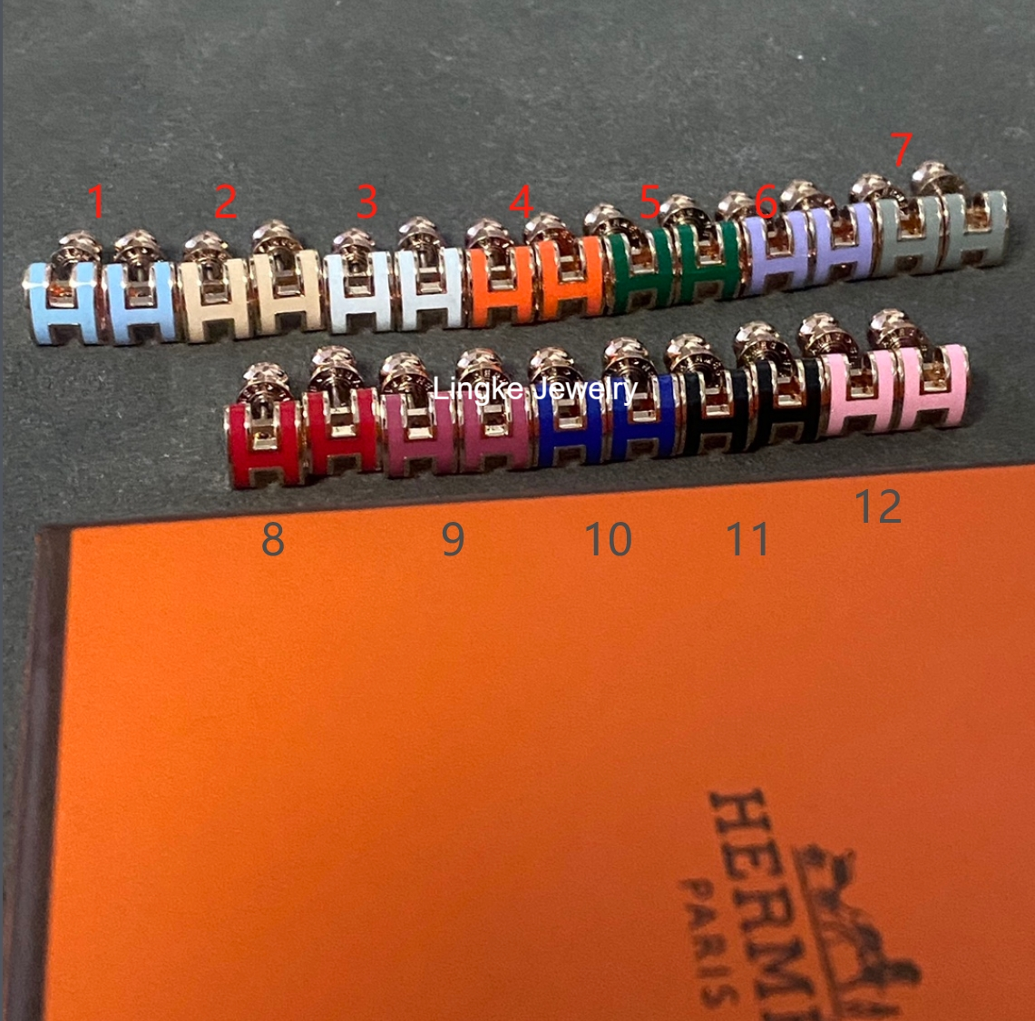 H Earrings Collection