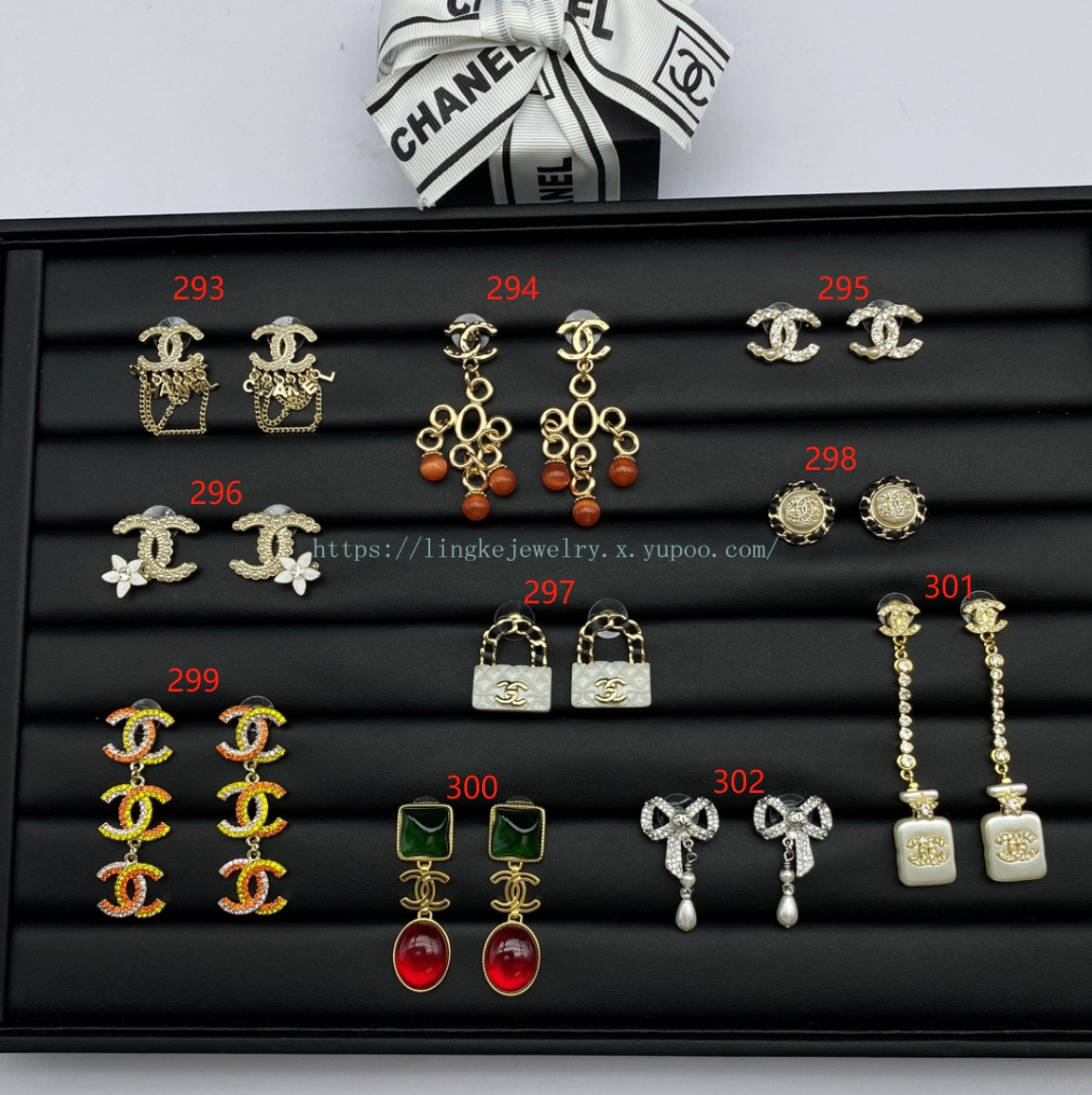 Ch*el earrings