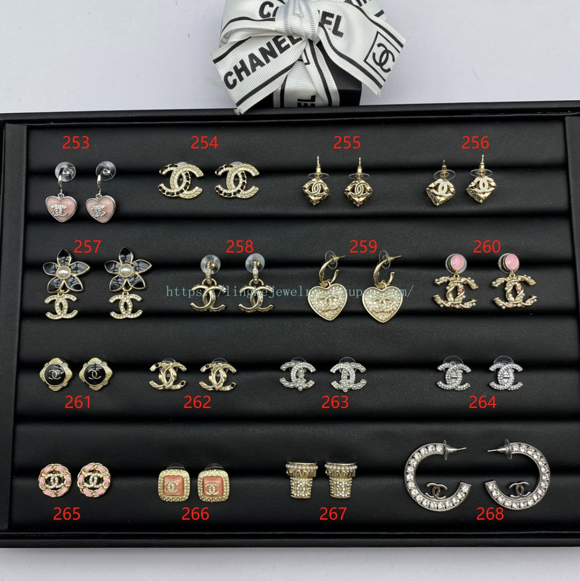 Ch*el earrings