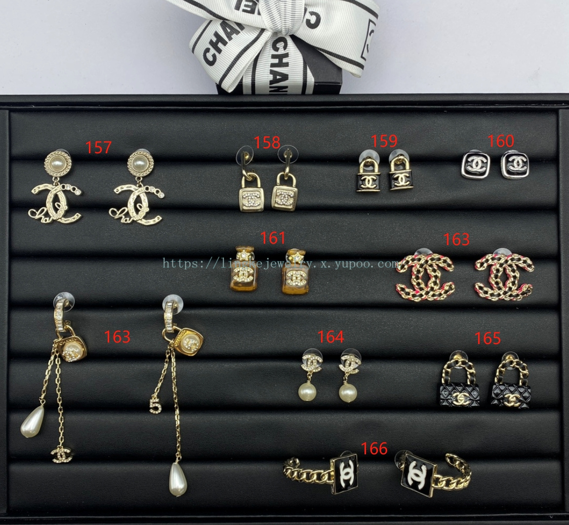 Ch*el earrings
