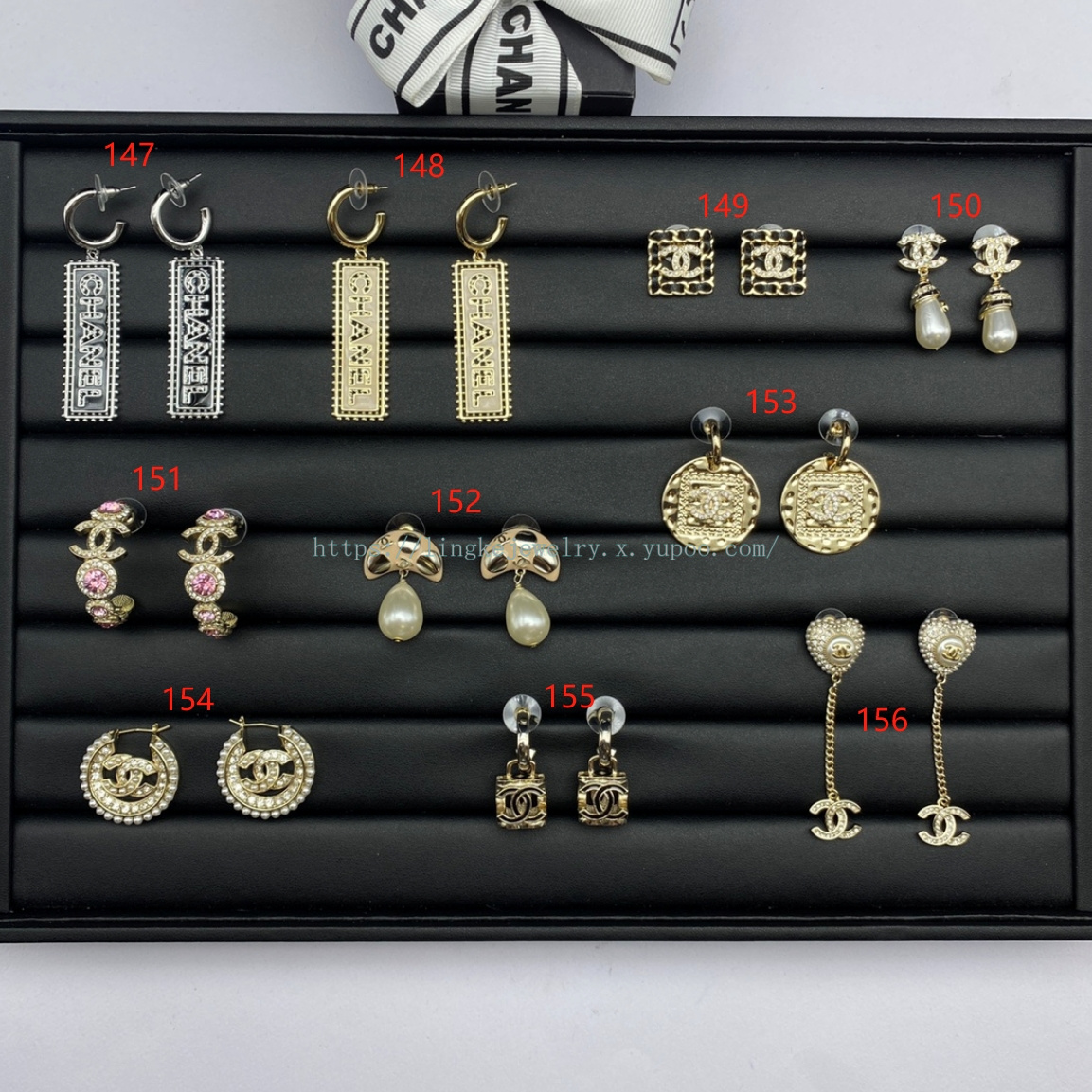 Ch*el earrings