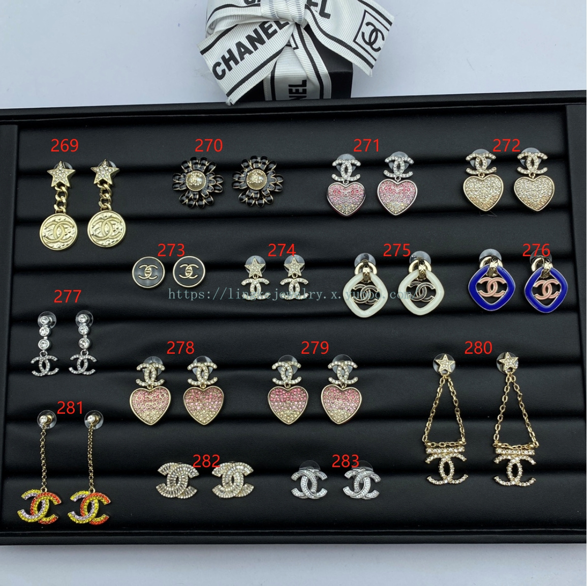 Ch*el earrings