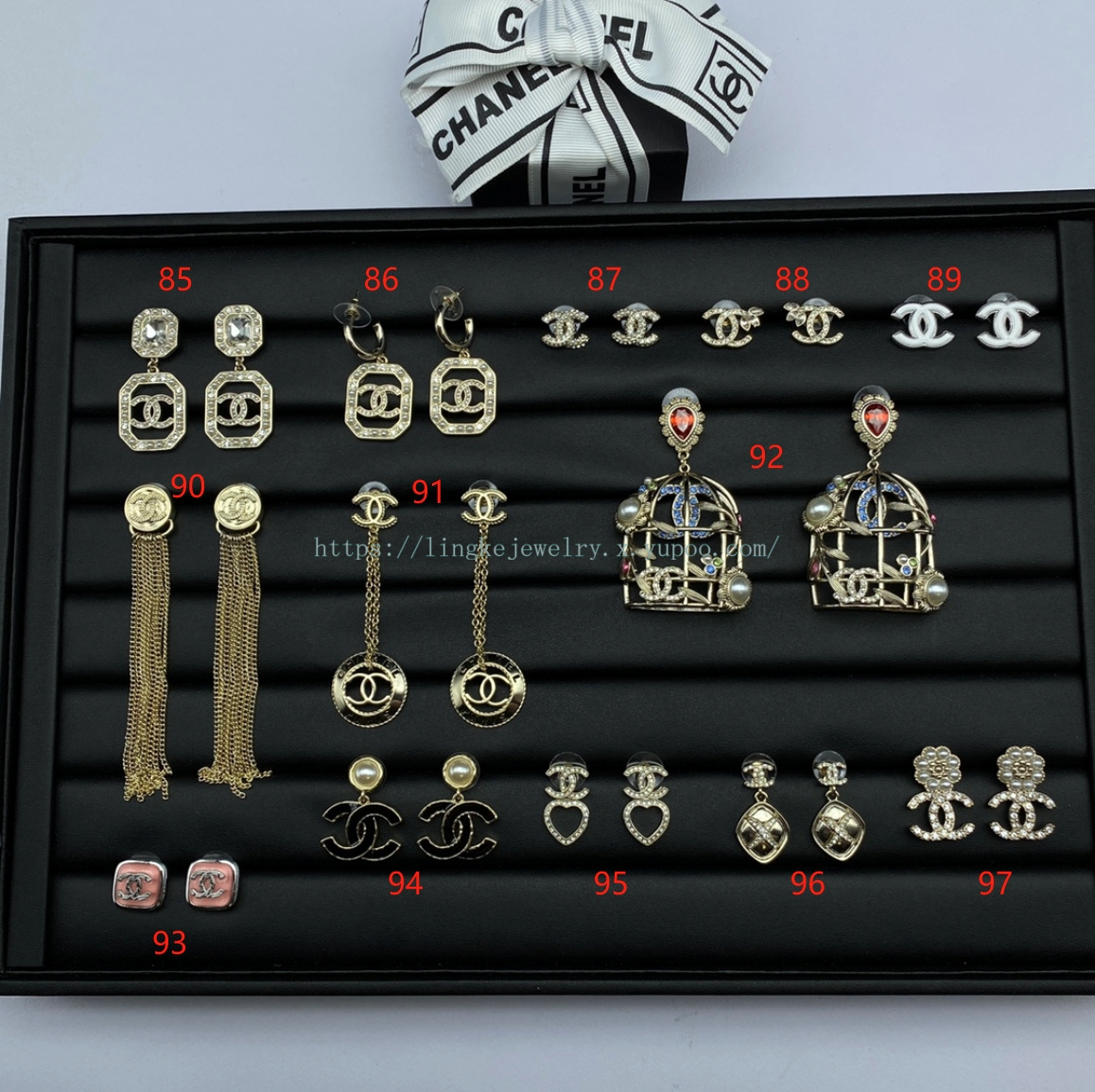 Ch*el earrings