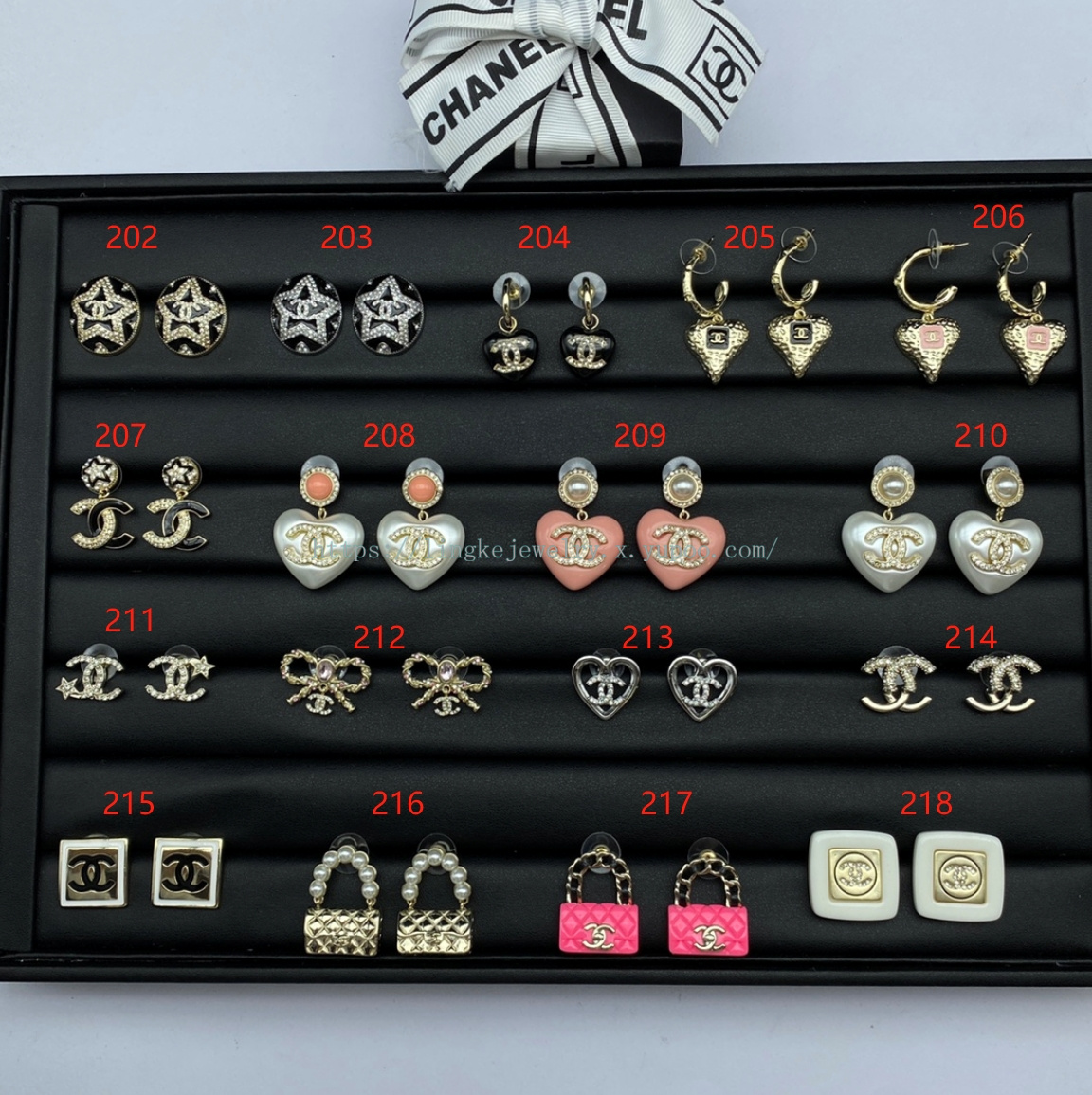 Ch*el earrings