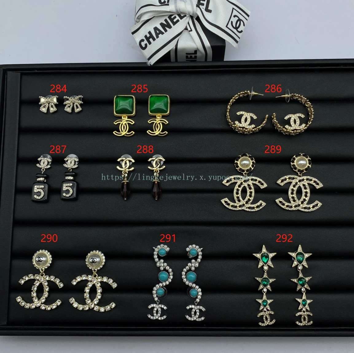 Ch*el earrings