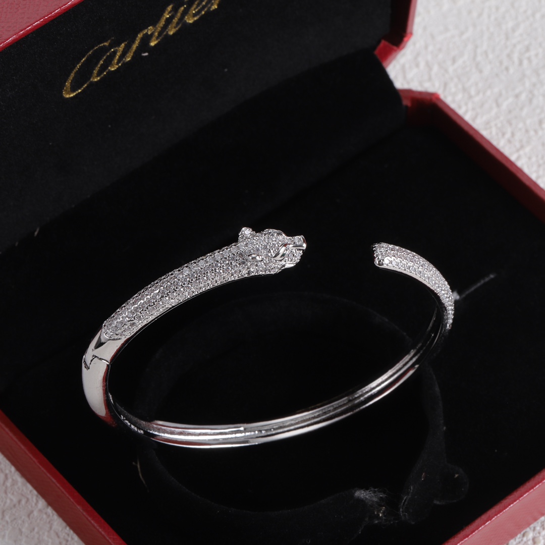 Panther Bracelet with Diamonds