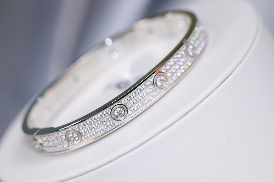 Love Bracelet,paved diamonds and 10 Diamonds