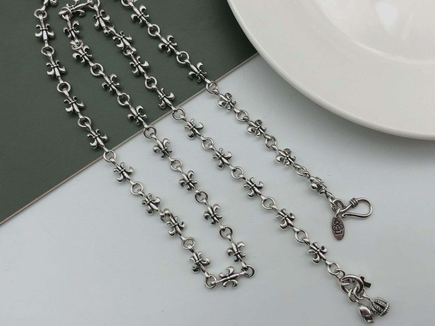 Crown Cross Scout Flower Bracelet