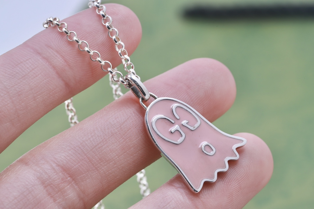 Devil Enamel Pendant Necklace