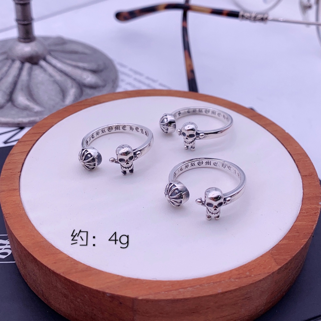 Skull Man Open Ring