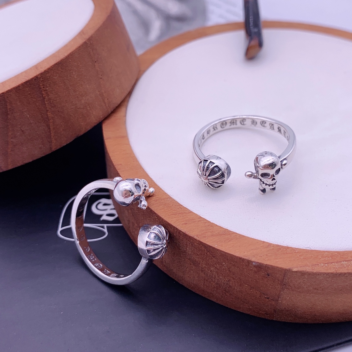 Skull Man Open Ring