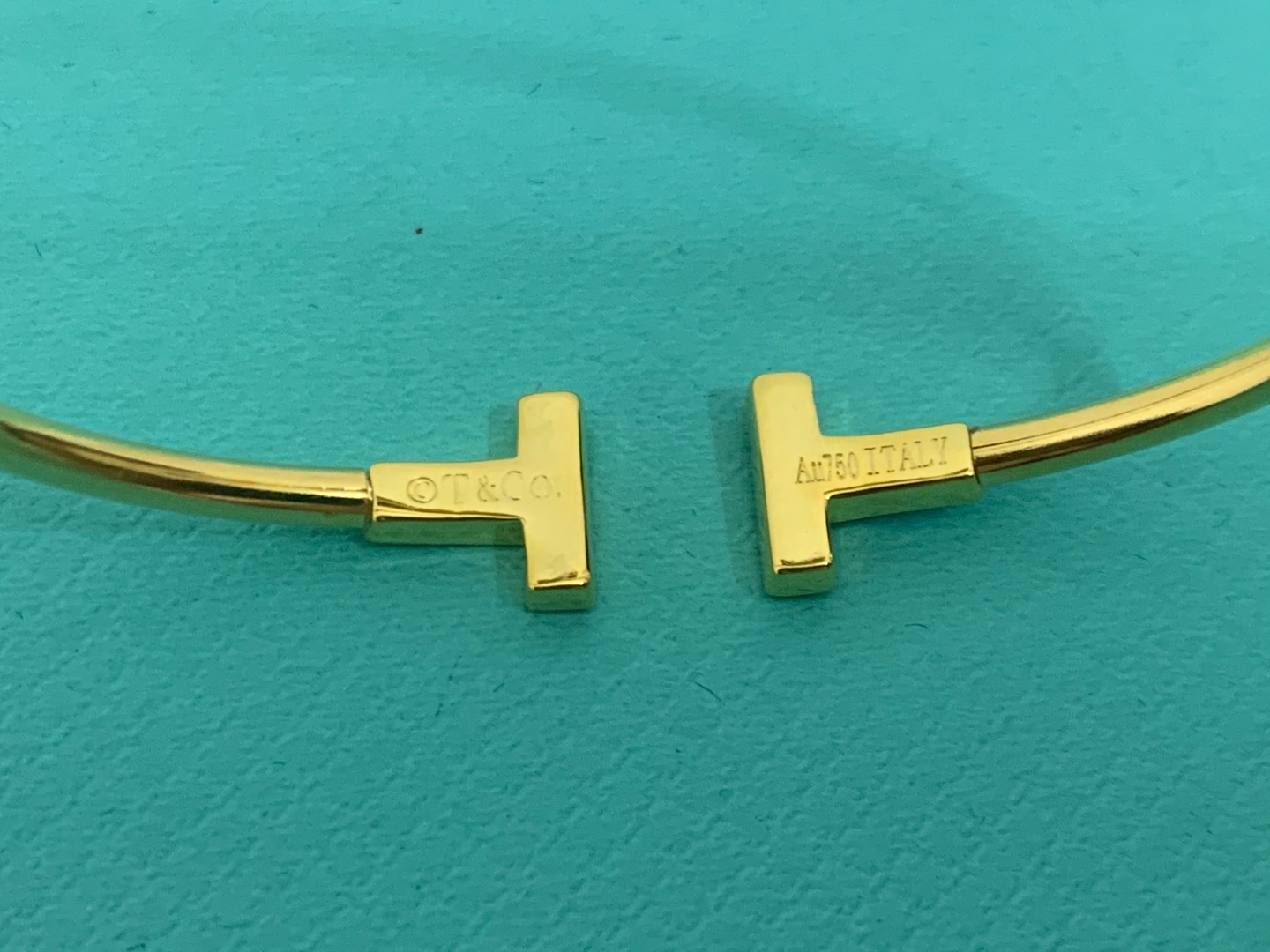 Double T Bracelet with Full Diamonds