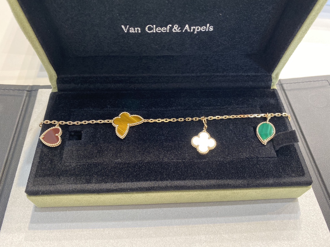 VCA Butterfly Heart Bracelet