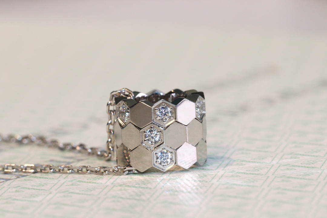 Bee Necklace with Diamonds