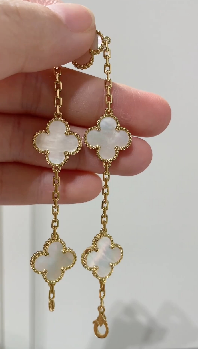 1.Alhambra Mother-of-pearl 5 motifs Bracelet