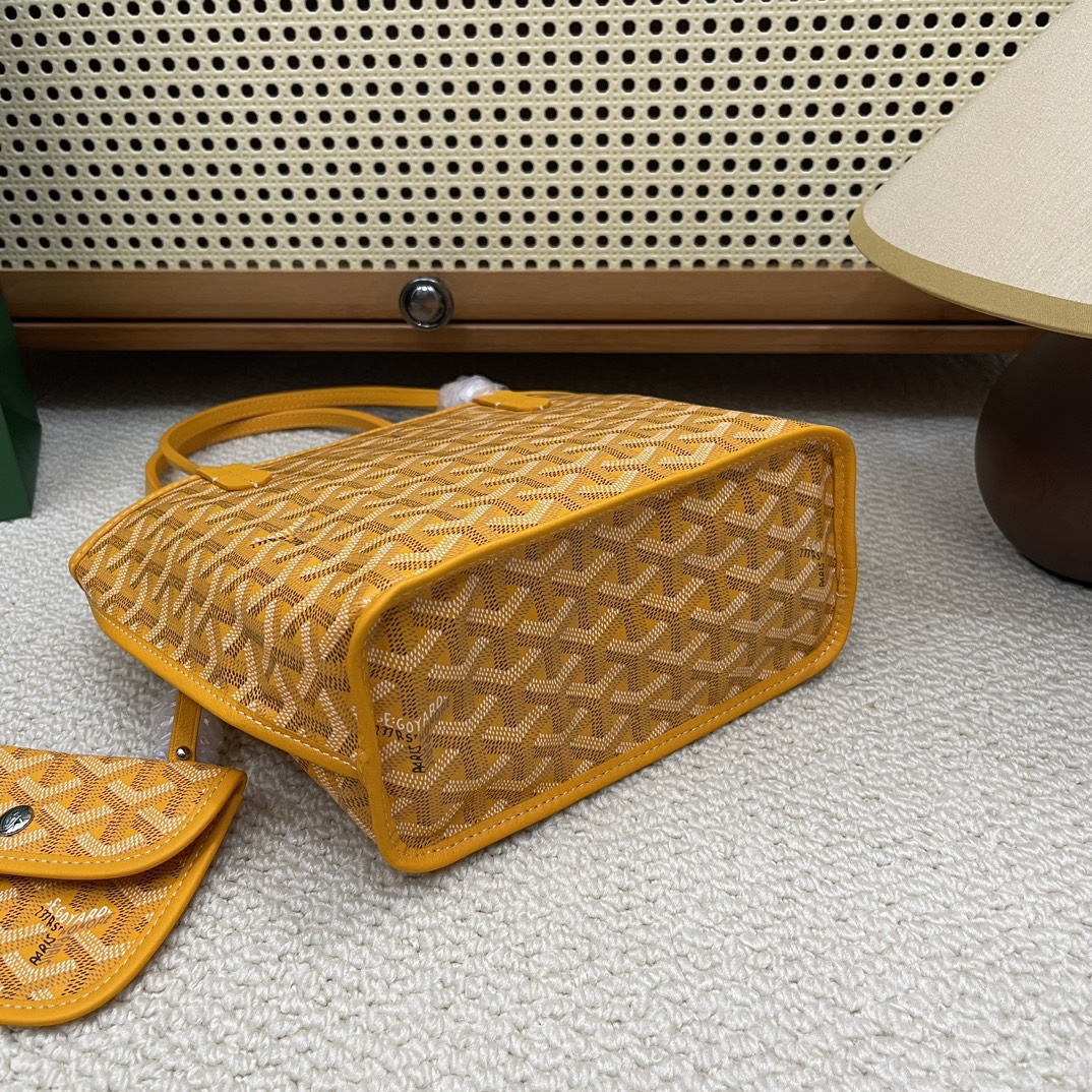 Double-sided Mini Shopping Bag Yellow