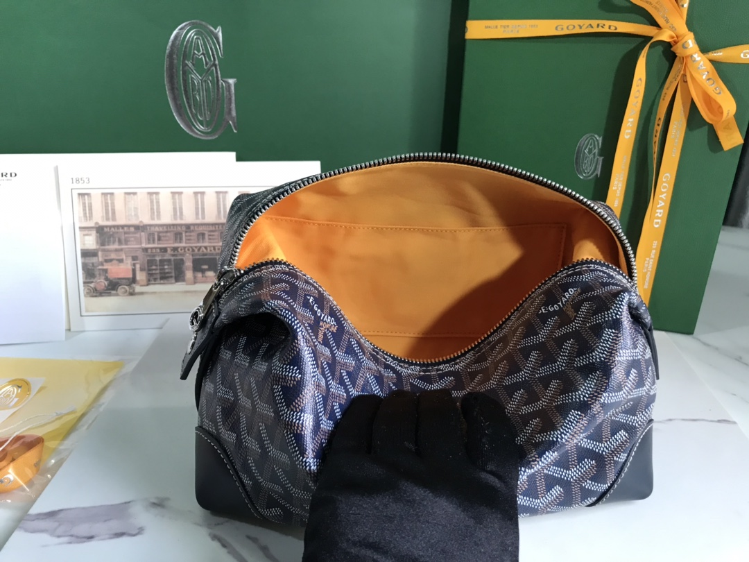 Go*ard cosmetic bag black and brown