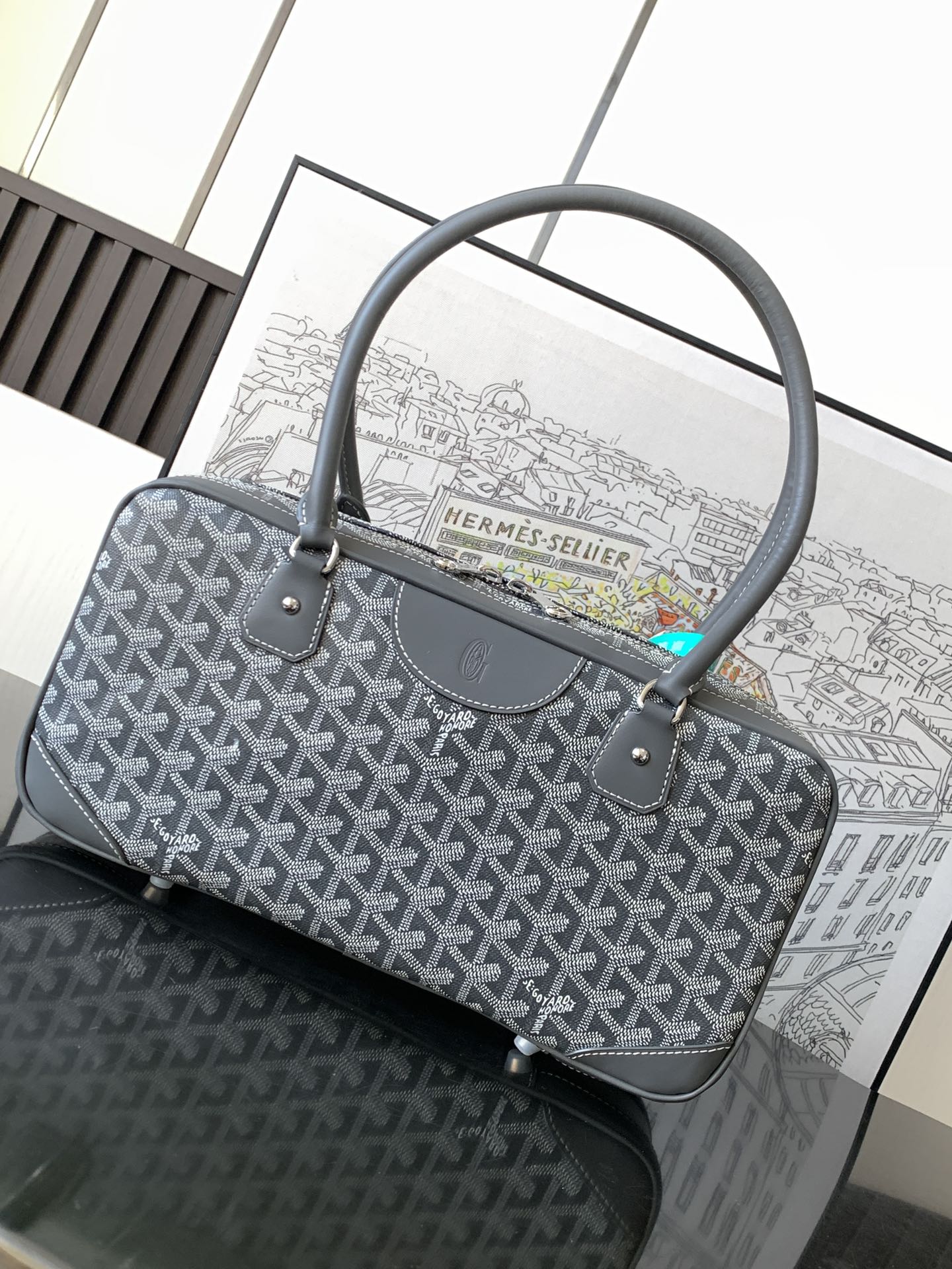 Go*ard vintage bag grey