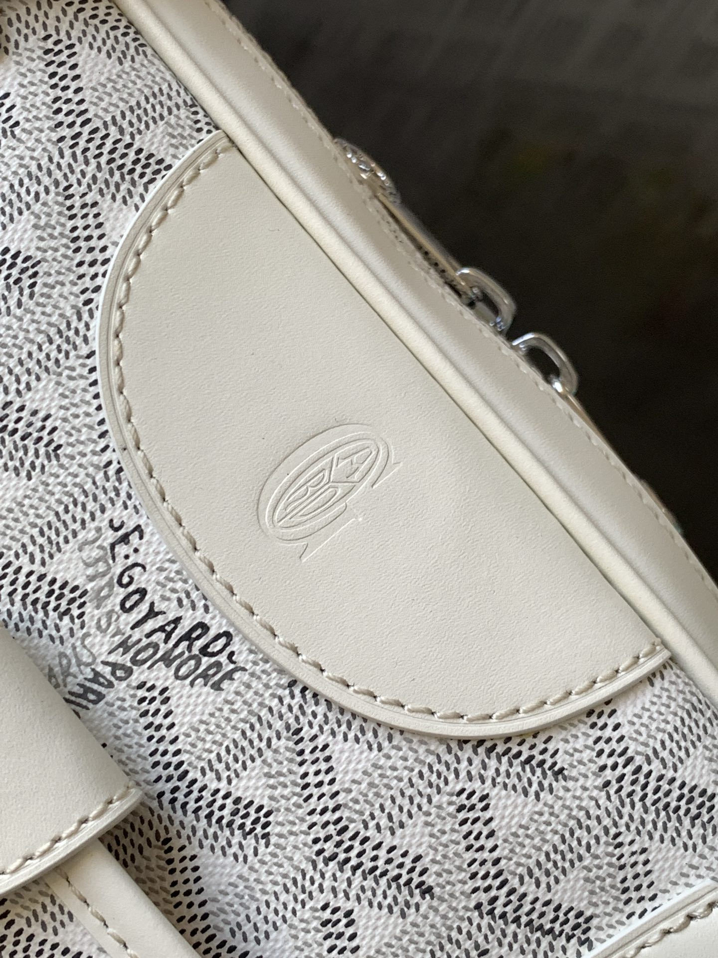 Go*ard vintage bag white
