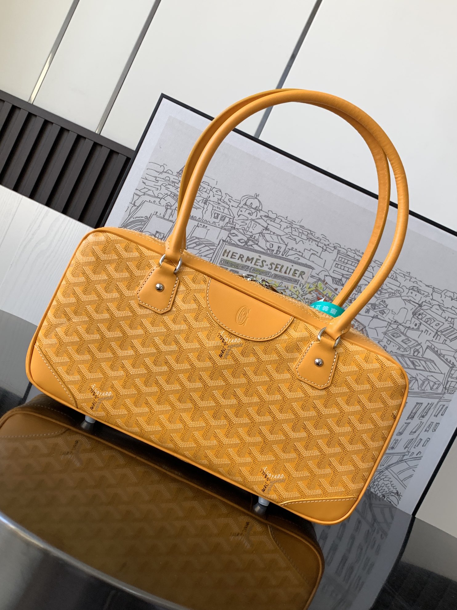 Go*ard vintage bag yellow