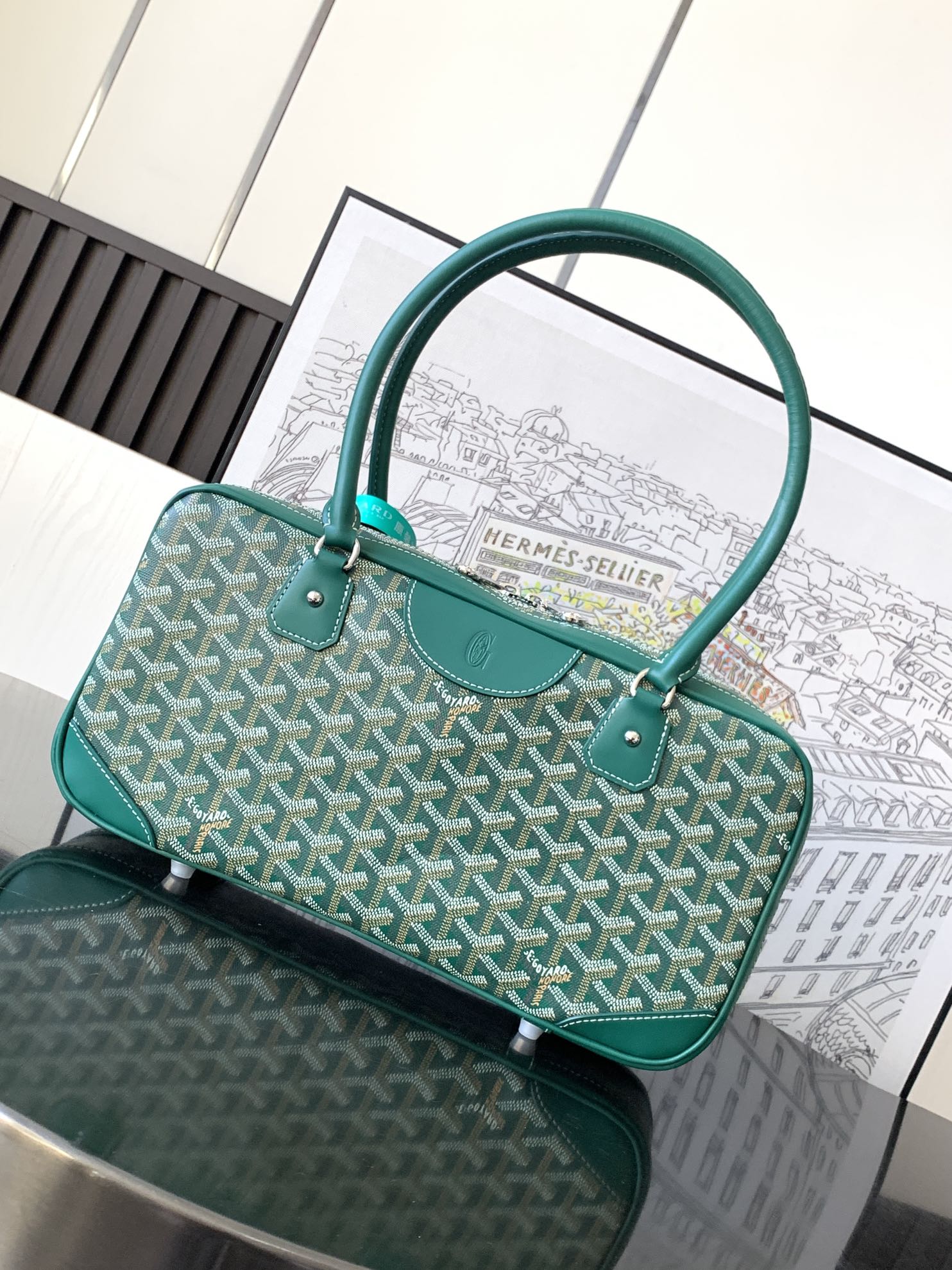 Go*ard vintage bag green