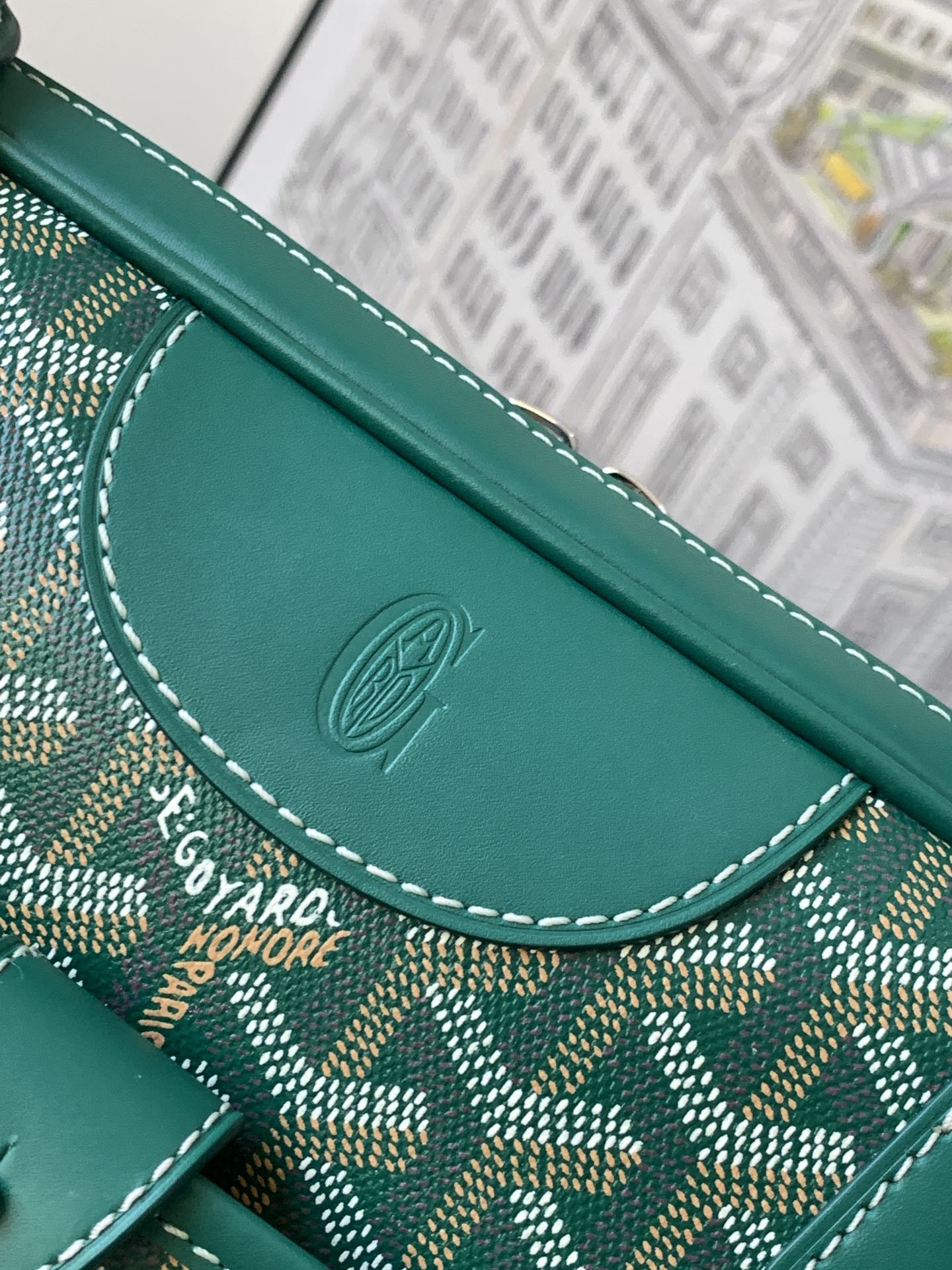 Go*ard vintage bag green