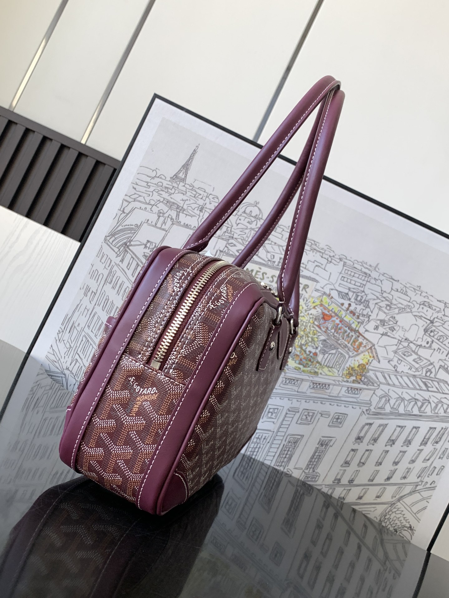 Go*ard vintage bag dark red