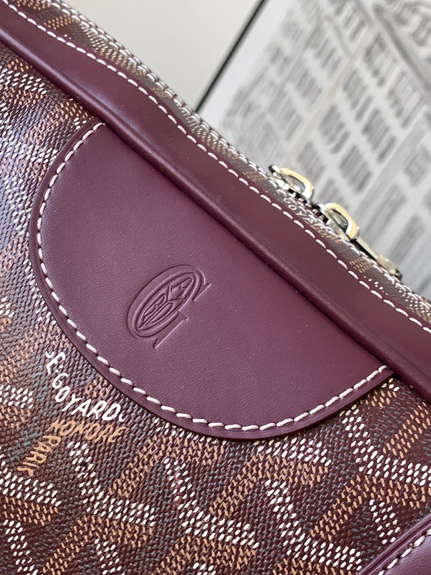 Go*ard vintage bag dark red