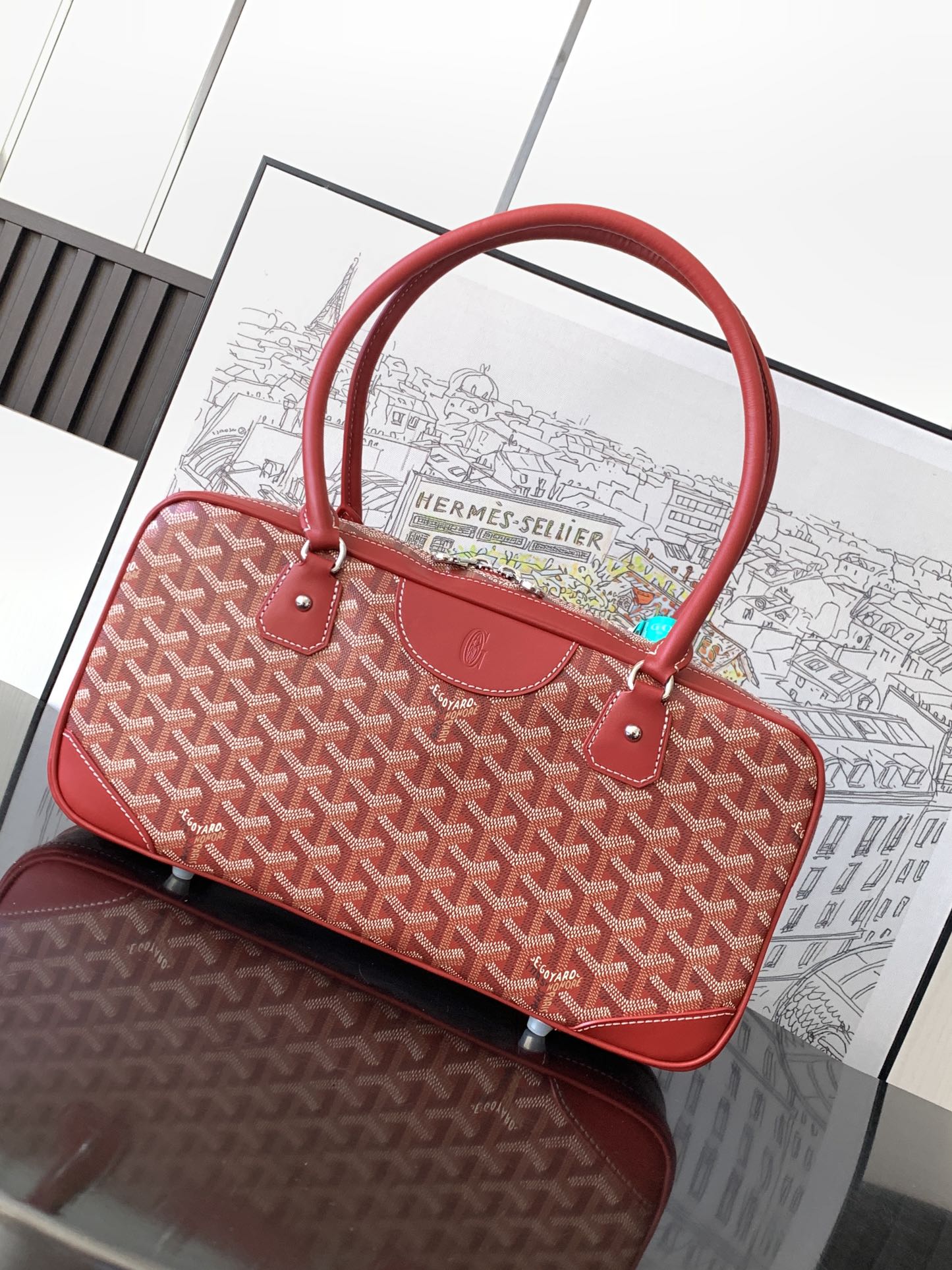 Go*ard vintage bag red