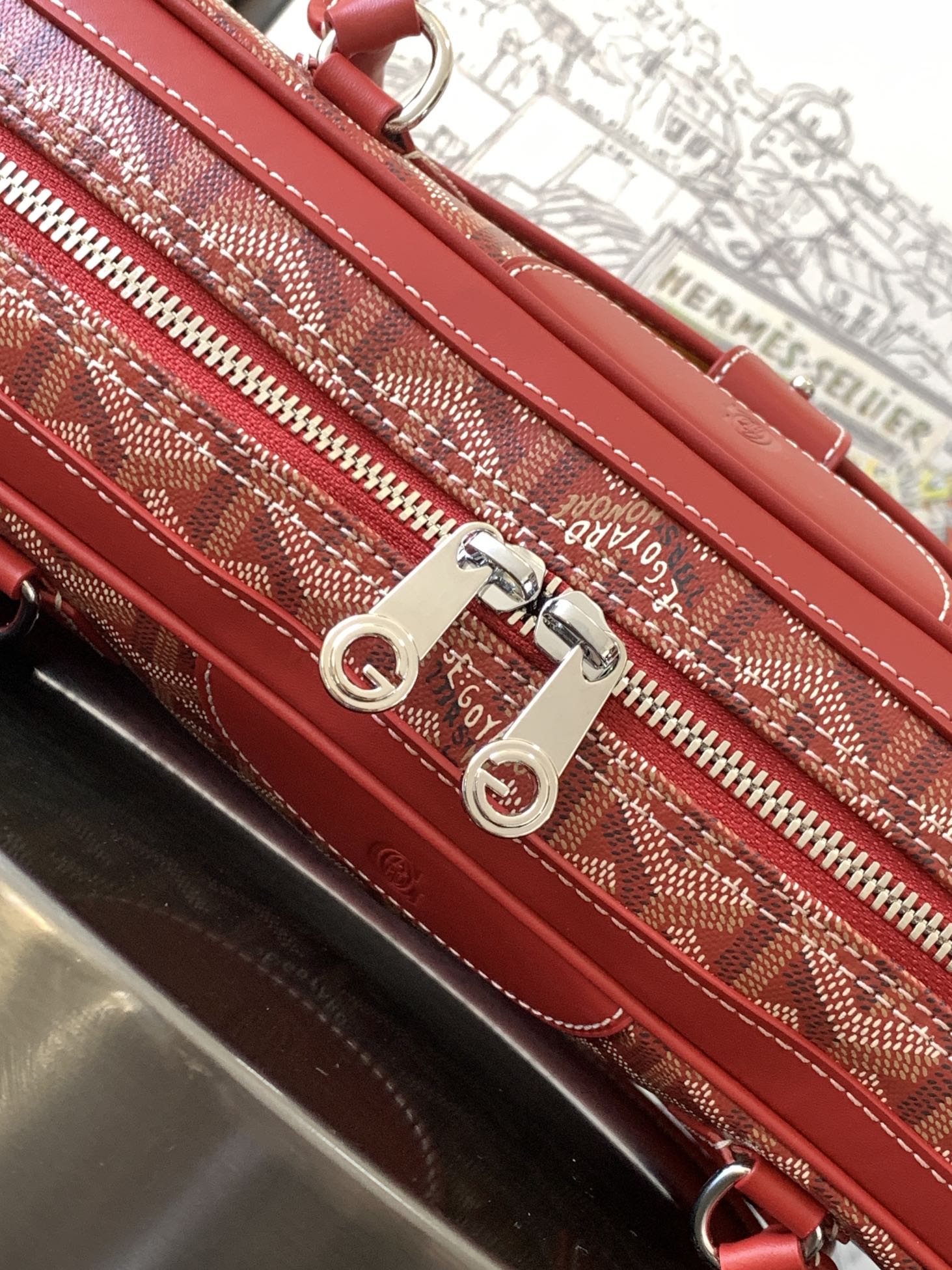 Go*ard vintage bag red