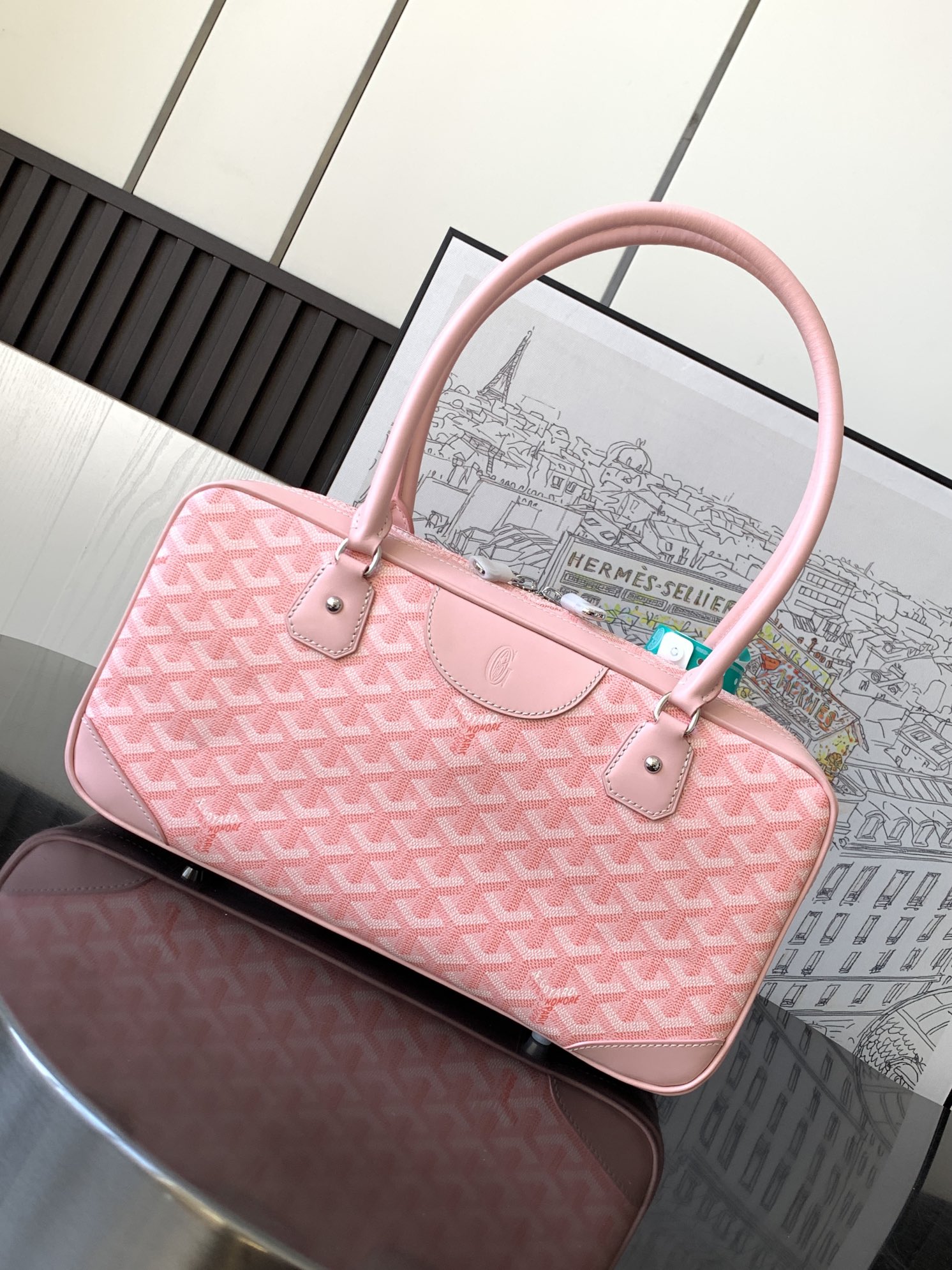 Go*ard vintage bag pink