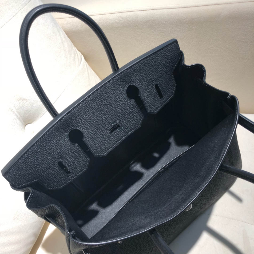 Epsom Bag Black and Silver