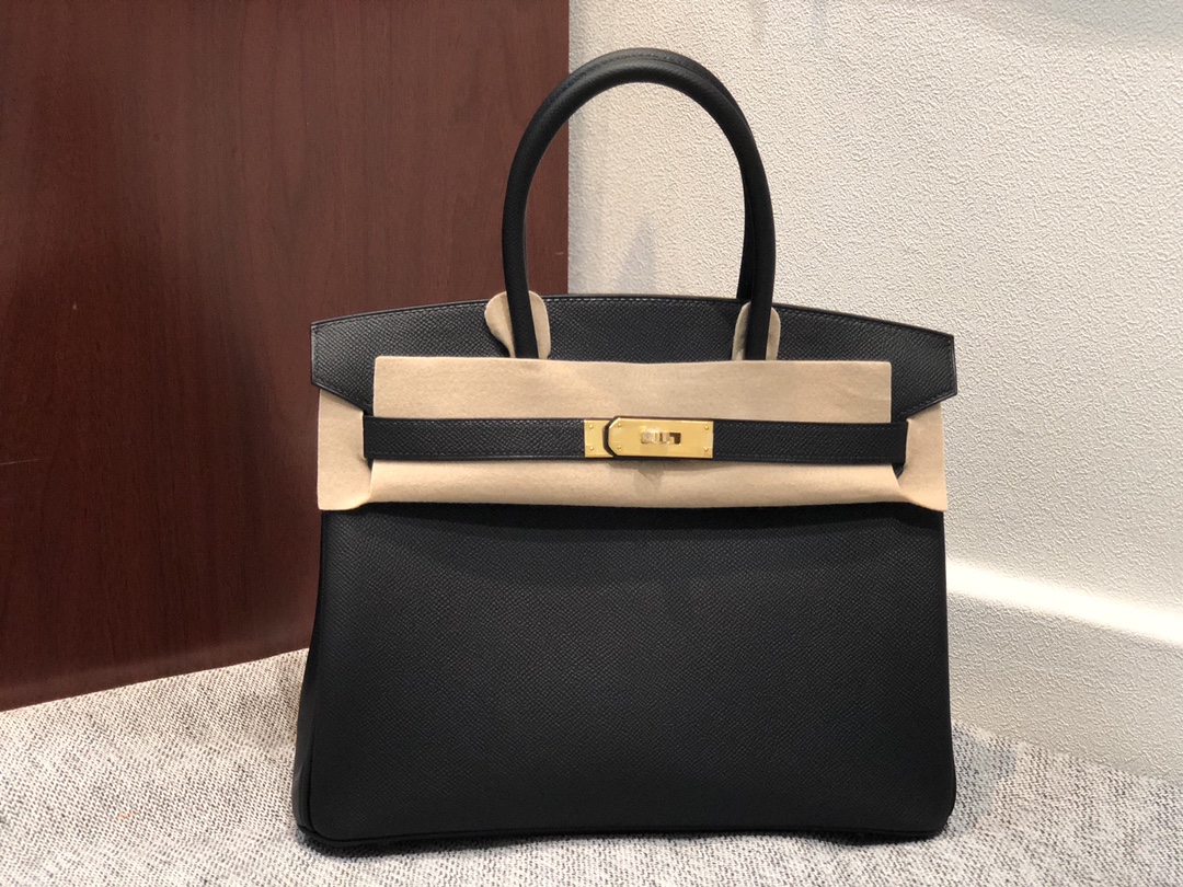 Epsom Bag Black and Gold