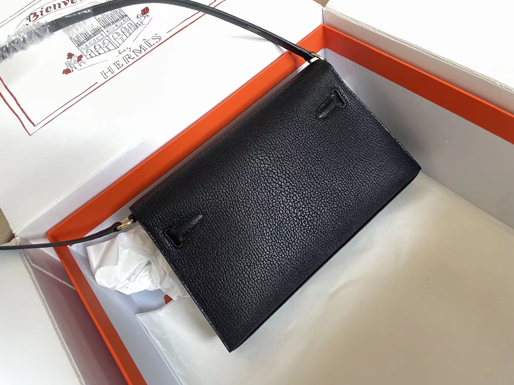 Kelly Elan Bag Black Gold