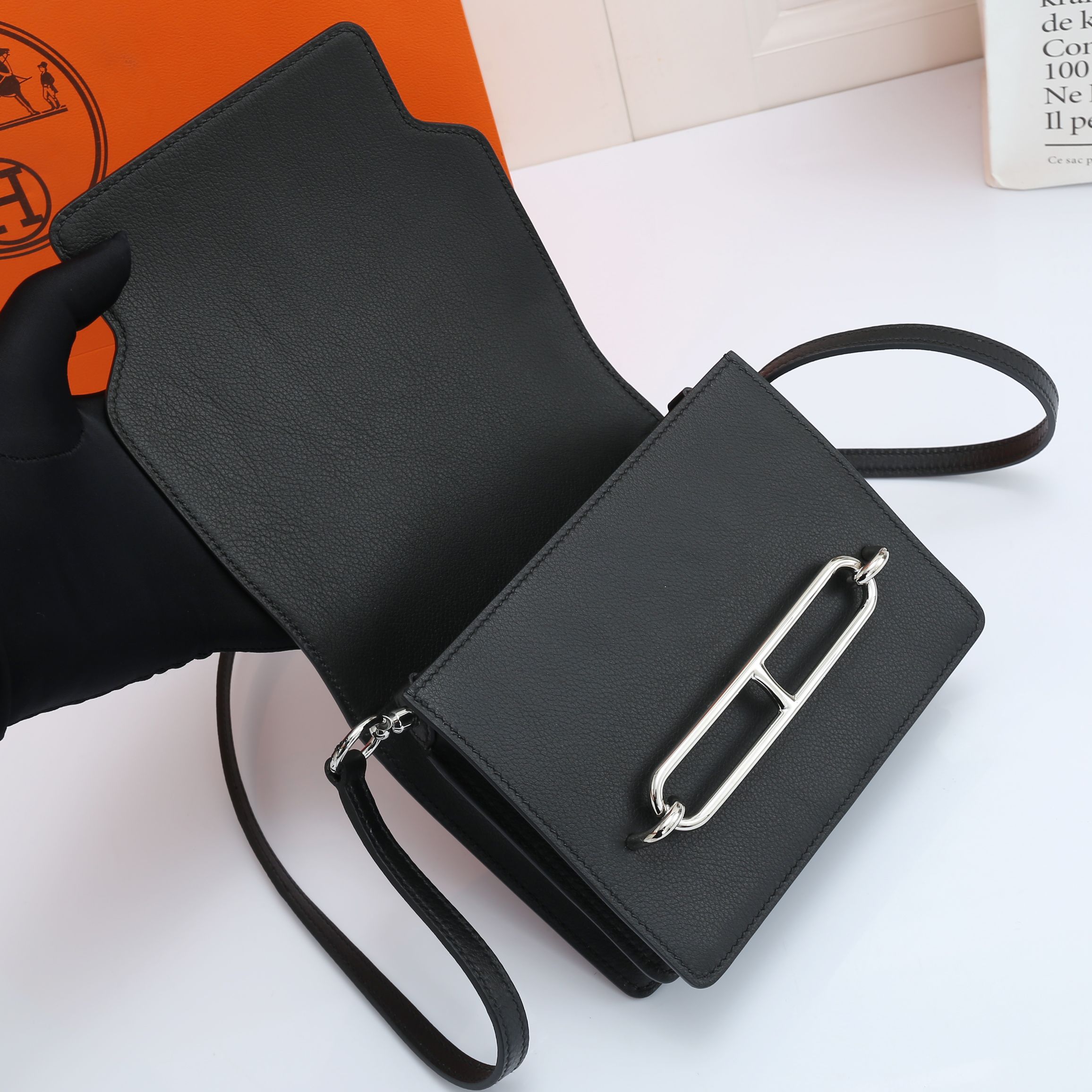 Roulis Bag Black Silver 19CM