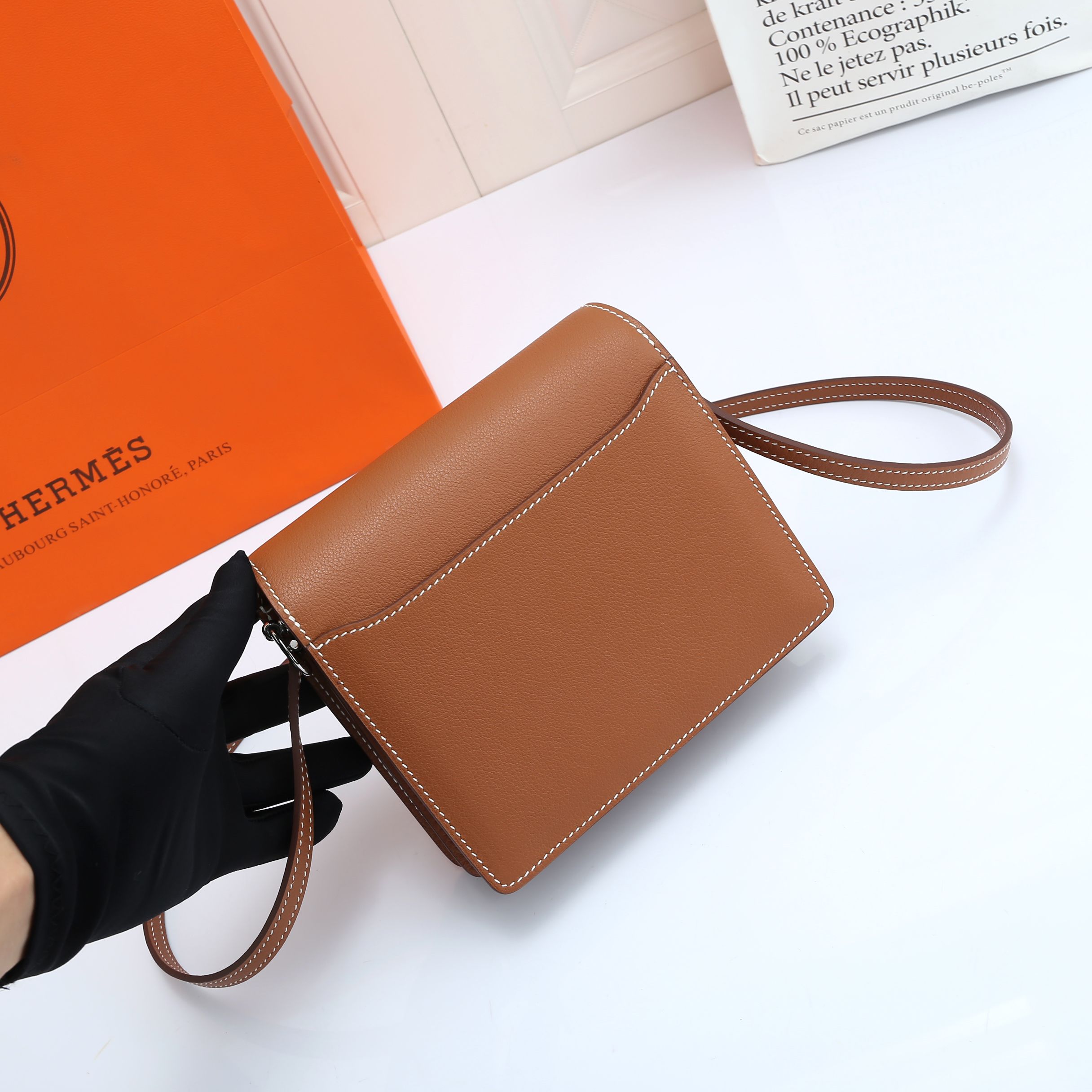 Roulis Bag Brown Silver 19CM