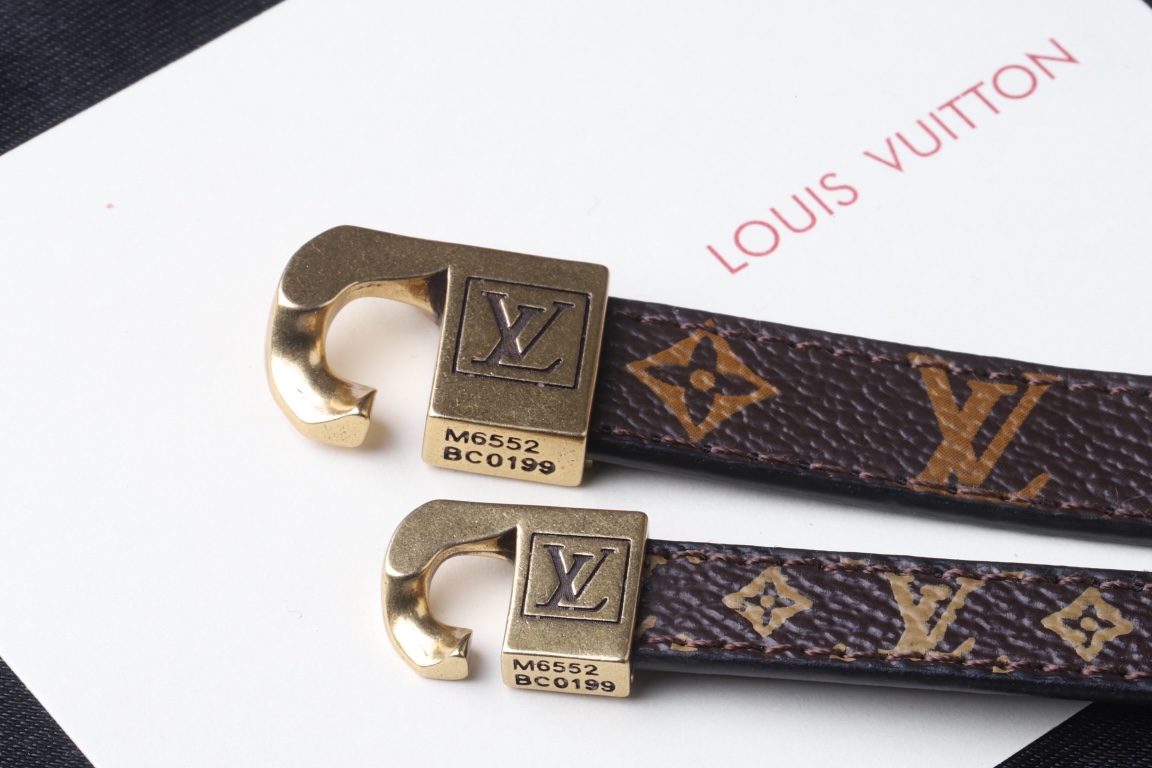LV Leather Bracelet