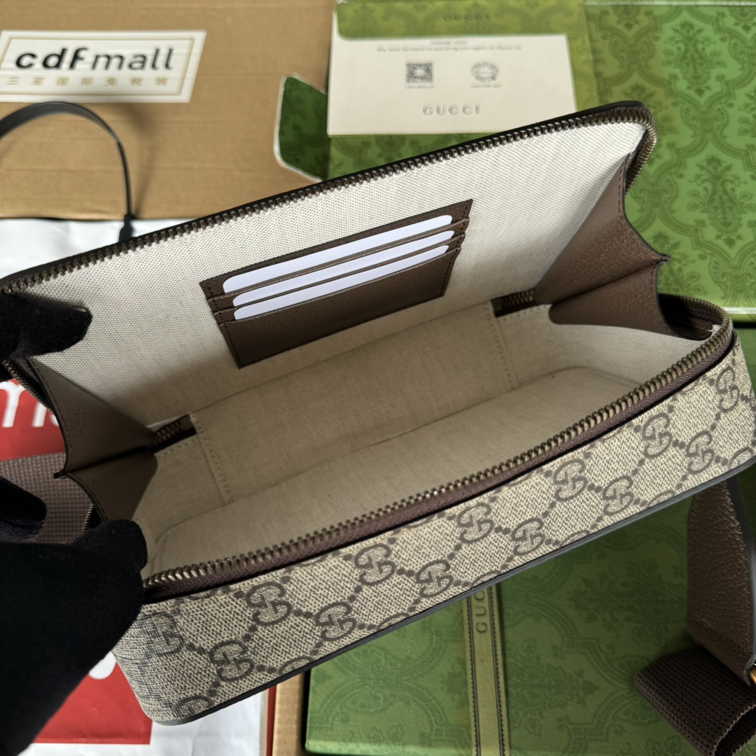 Ophidia Mini GG Bag Brown