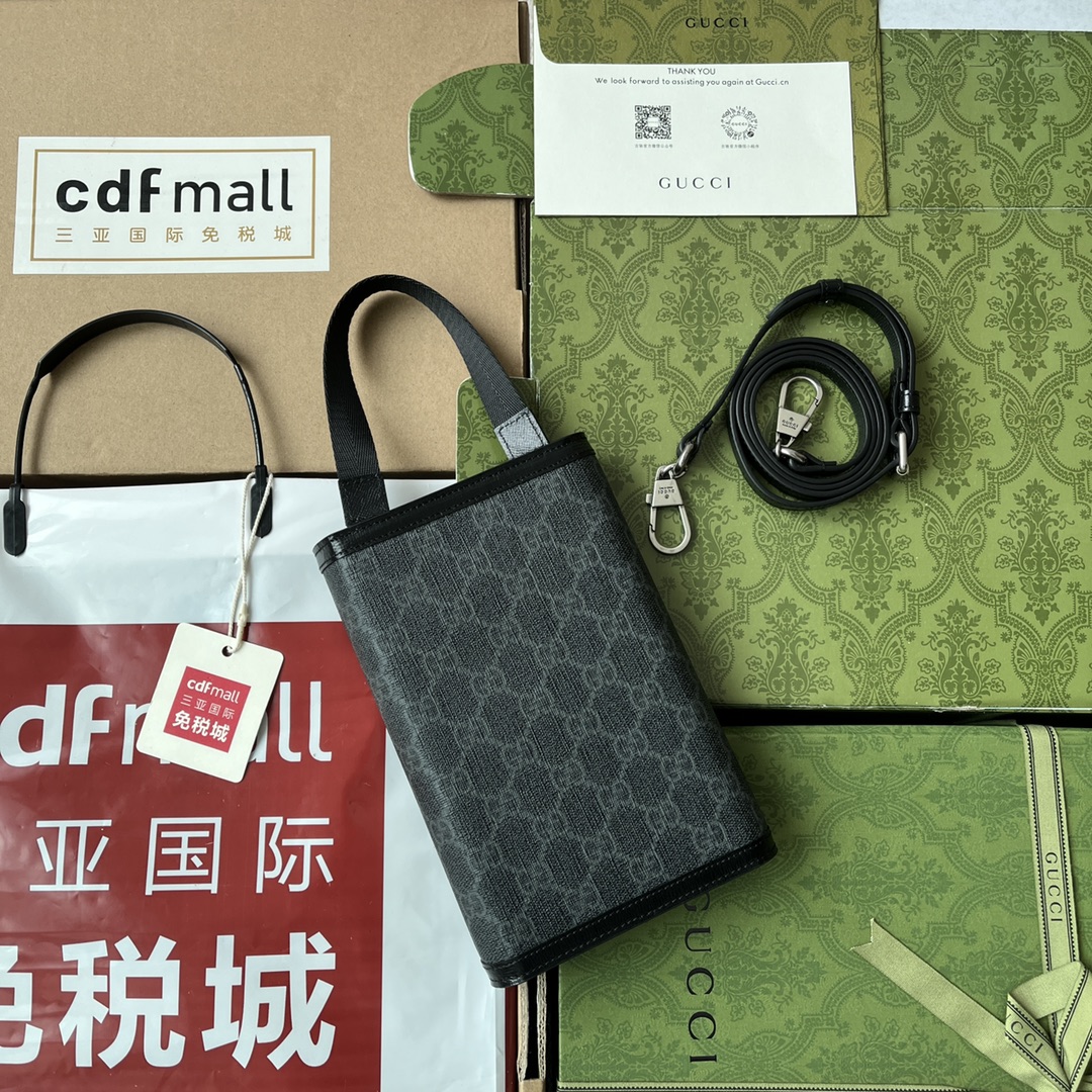 gg S*p*e canvas bag black