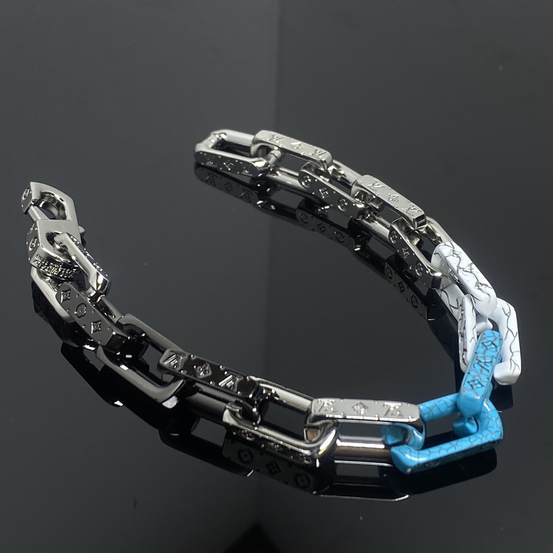 Gradient Bamboo Bracelet Blue