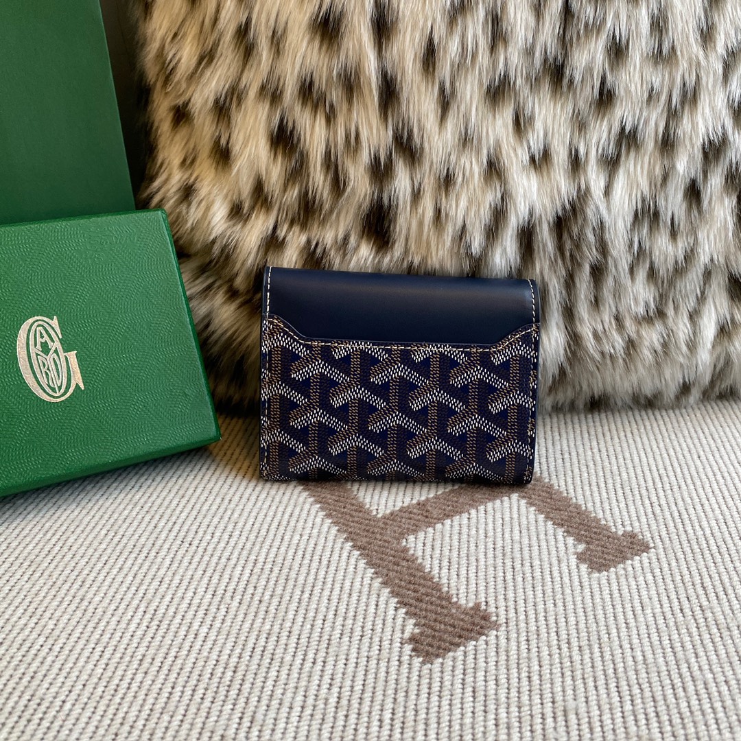 navy Go*ard saint-gabriel wallet lightweight and compact