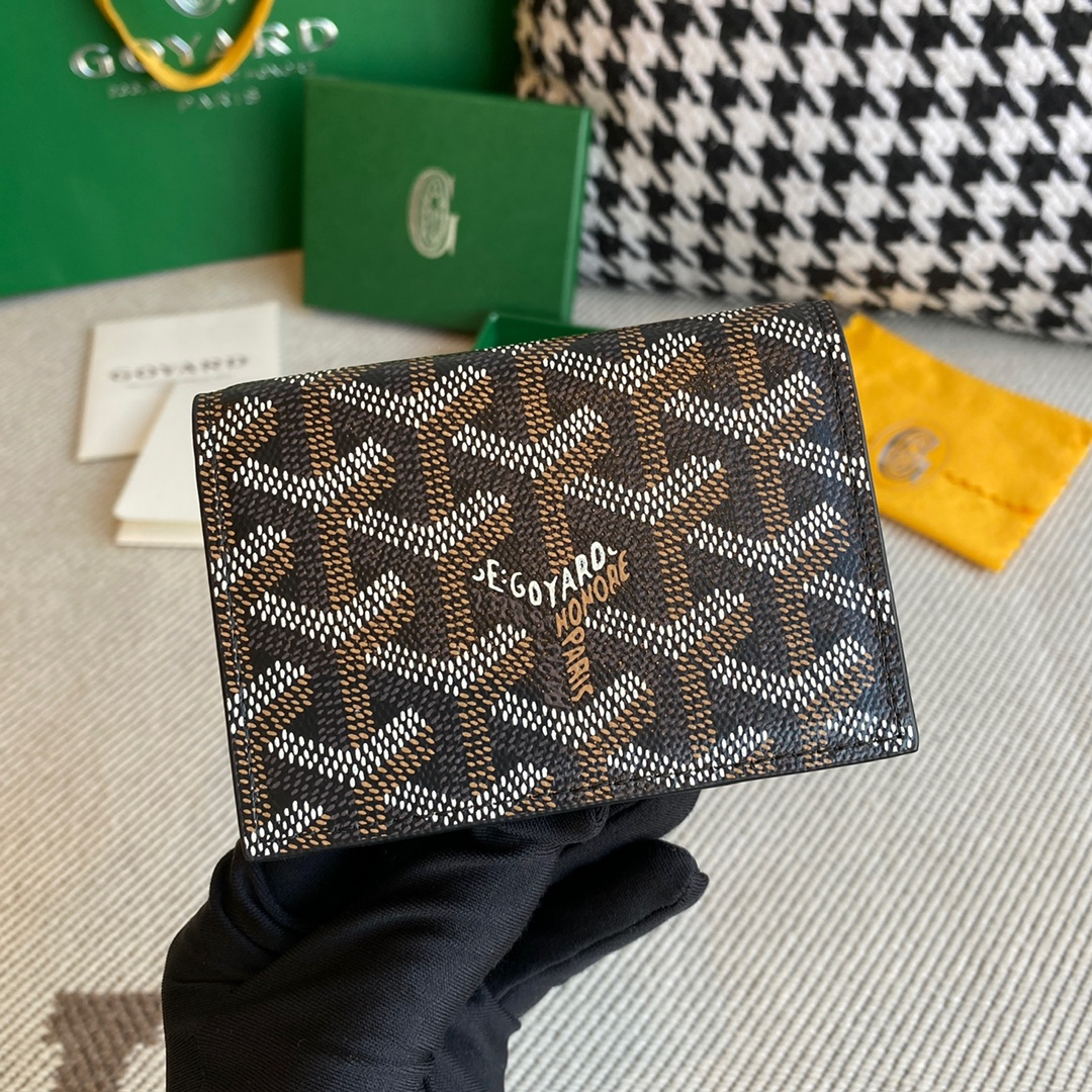 black Go*ard malesherbes card wallet ideal for business as it was designed to hold business cards in