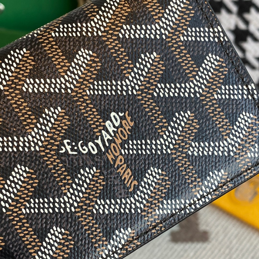 black Go*ard malesherbes card wallet ideal for business as it was designed to hold business cards in