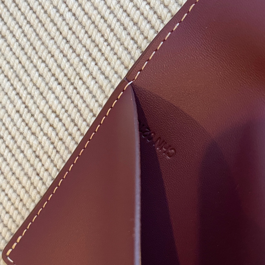 burgundy Go*ard grenelle passport cover is ideal for travelling