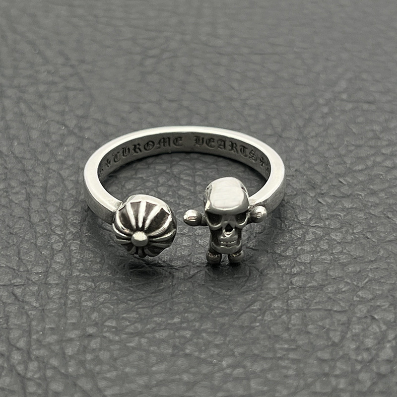 Skeleton Man Crossball Opening Ring