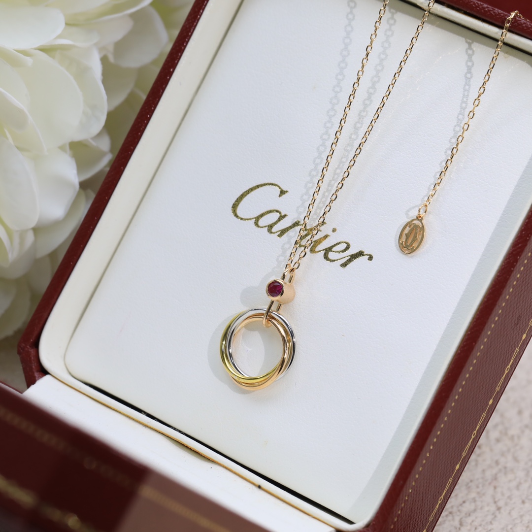 Trinity Rings Necklace