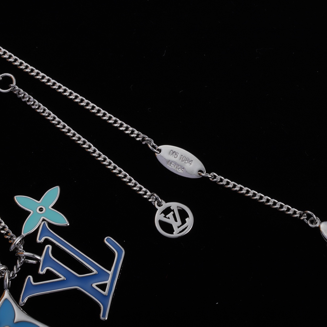 LV Word Flower Necklace